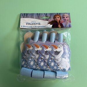 Disney Frozen II Birthday Party Olaf Blowouts, Kid Party Blowouts, Olaf Birthday